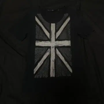 00s archive NO ID. Unionjack 프린트 티