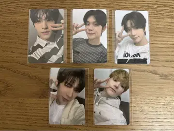 TXT weverse shop 럭키드로우 1, 2회차 컴플리트 5장 세트