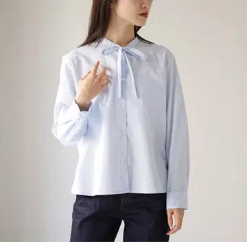 Midi Umi 리본 셔츠