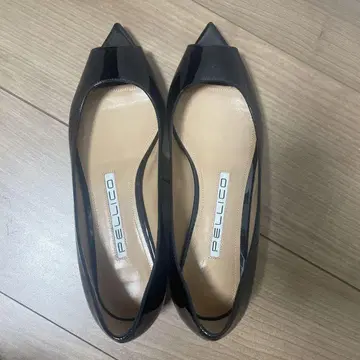 PELLICO 펠리코 플랫슈즈 36 블랙