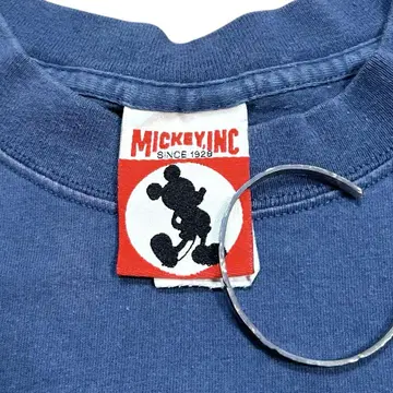 미키마우스 애니메이션 티셔츠 네이비 90s USA XL 빈티지