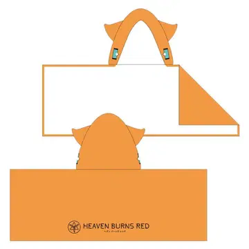 HEAVEN BURNS RED 아사쿠라 카렌 후드티 스타일 후드 타월