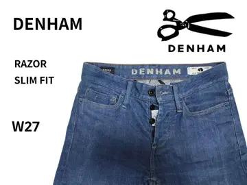 DENHAM RAZOR 슬림핏 데님 W27 버튼 플라이