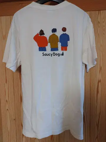Saucy Dog 사우시 도그 백 실루엣 T셔츠 2020 ver