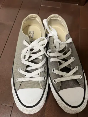 CONVERSE 그레이 스니커즈 US8