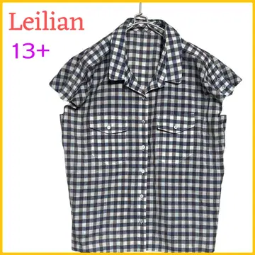 [Leilian] 레리안 13+ 빅 사이즈 마 혼방 프렌치 소매 블라우스