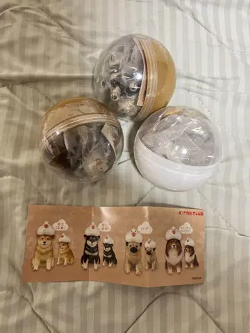 아카네와 목각 오리와 개 3개 set