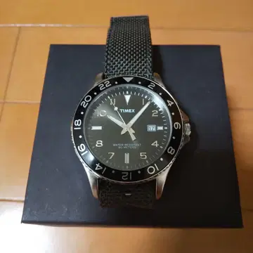 TIMEX 카멜레온 블랙 손목시계 쿼츠 타이맥스