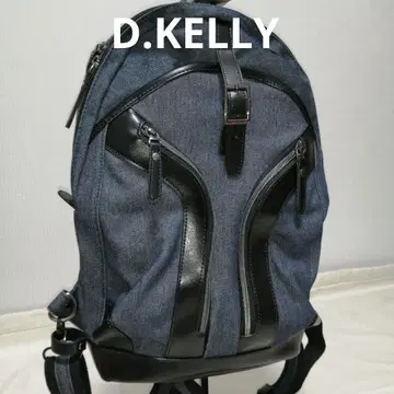 D. KELLY 백팩 2WAY 바디백 데님 x 가죽 느낌 새상품급