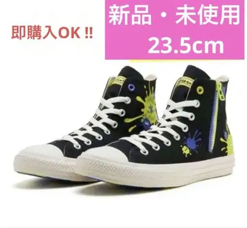 [새상품 미사용] 스프라툰 컨버스 Hi 블랙 23.5cm