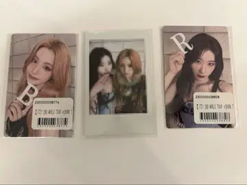 ITZY 예지 채령 류진 곤지 유닛 친필 사인 폴라로이드