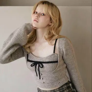 Natalie ribbon set 베이지 andmary