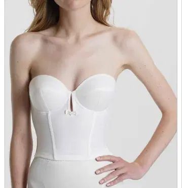 bridal bloom 브라이덜 이너 등 파임 화이트 E70