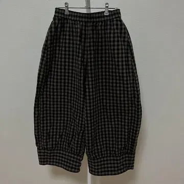 팬츠 패턴 모듬 밑단 절개 와이드 팬츠 레이디스 모카 사만사 모스모스