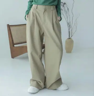 fashiru 턱 wide 치노 pant 턱 와이드 치노 팬츠
