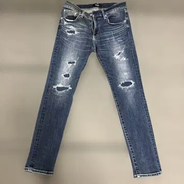 AZUL BY MOUSSY 데미지 스키니 데님