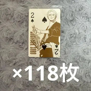 원피스 조로 GOLD 트럼프 118매 세트