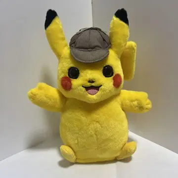 피카츄 봉제 인형 탐정 모자 포함