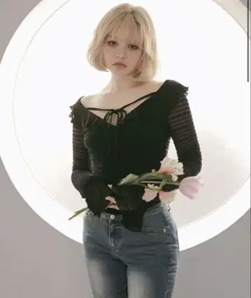 andmary Frill lacy tops