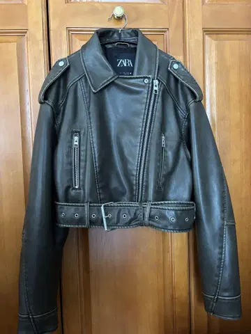 [새상품급] ZARA 올리브 그린 라이더 자켓 L