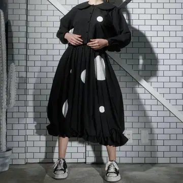 KIRIKOMI DOT 스커트