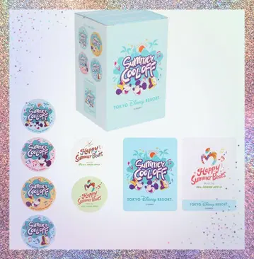 디즈니 스티커 캔뱃지 세트 미세스 그린 애플 컴플리트 BOX