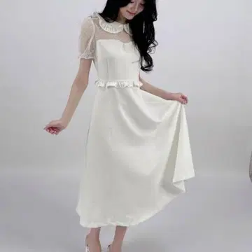 JILTU petit frill tulle long dress