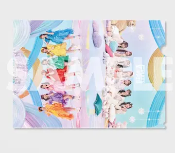 FRUITSZIPPER 거울 RAFFLE 복권 특전 클리어 파일