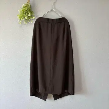 인디비[2XL] 고급 쿨 주름이 잘 가지 않는 블랙 롱 타이트 스커트