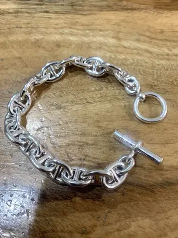 [ OVY ] Silver Anchor Chain Bracelet