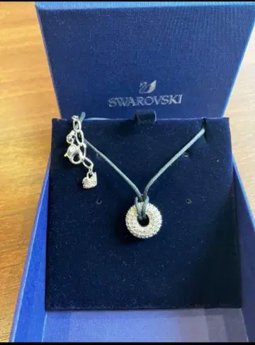 Swarovski 스와로브스키 목걸이 링형 도넛 파베