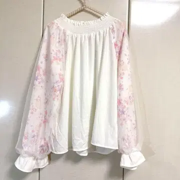 axes 블루밍 사쿠라 블라우스