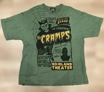 [ Hysteric glamour ] 남성용 The CRAMPS 티셔츠