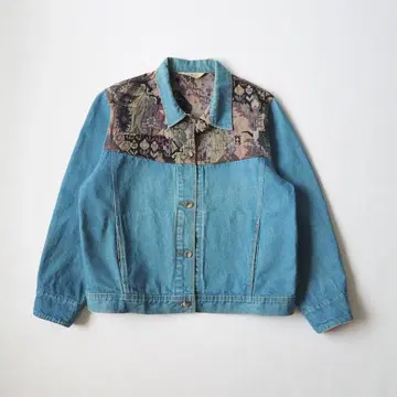 엘엘빈 레어 데님 자켓 G 자수 새상품급