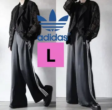 adidas 새틴 와이드 레그 팬츠 IU2520