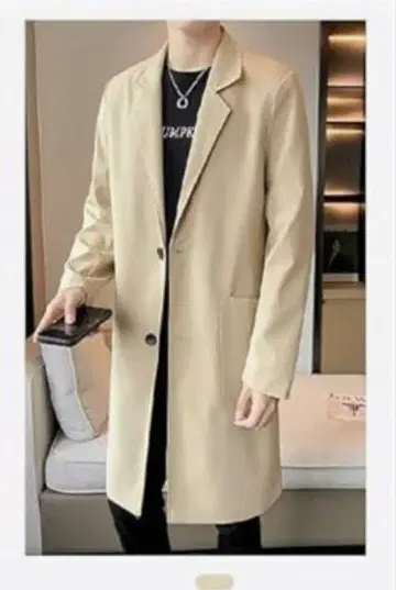 코트 남성용 롱 자켓 트렌치코트 아우터 비즈니스 캐주얼