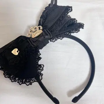 LIZLISA 도리 레이스 리본 머리띠
