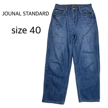 [ size 40 ] JOUNAL STANDARD 커브 라인 데님 팬츠