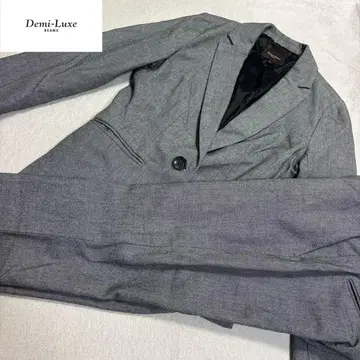 Demi-Luxe BEAMS 셋업 팬츠 수트 36
