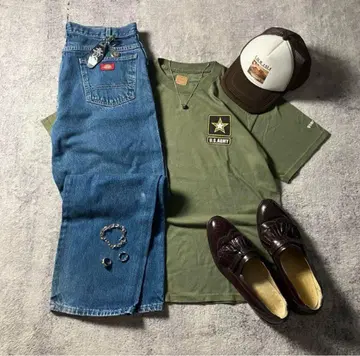 USA 제 U.S.ARMY 밀리터리 구제 의류 c-boy style