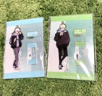주술회전 아크릴 스탠드 키링 윈도우 쇼핑 2개 세트