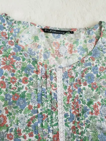 J.Sloane LIBERTY 블라우스 레이스 핀턱 웰베크