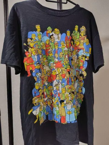 00s THE SIMPSONS 심슨 총동원 캐릭터 T셔츠