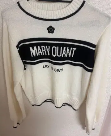 LILY BROWN MARY QUANT 자카드 니트 마리콴트