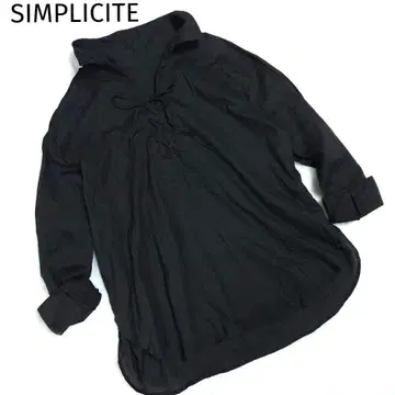 심플리시테 SIMPLICITE 가슴 레이스업 리본 넉넉한 스타일