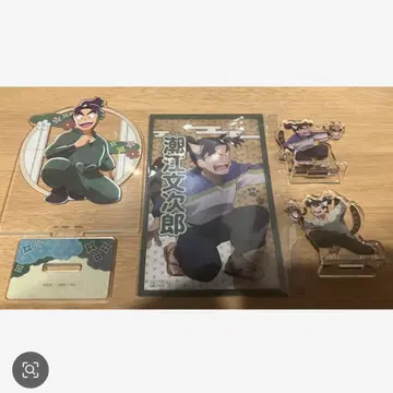 닌타마 란타로 난자 제일복권 시오에 몬지로 아크릴 스탠드, 클리어 카드
