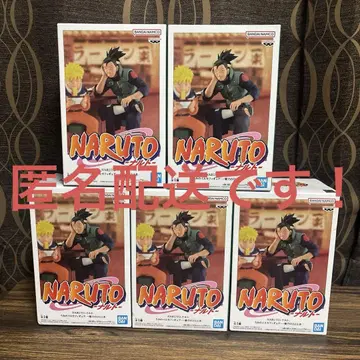 NARUTO 나루토 우미노 이루카 피규어 이치라쿠에서의 한때 5개 세트