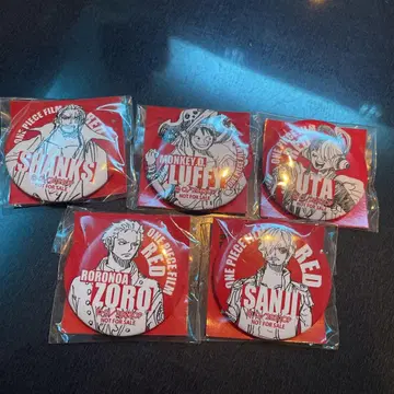 ONE PIECE FILM RED 핀 배지 세트