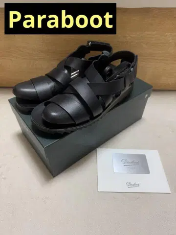 [정품 인증서 첨부] Paraboot OUVEA/NOIR 샌들 블랙