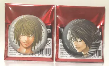 DEATH NOTE 미사미사 팝업 매트 캔뱃지 L 2종 세트
